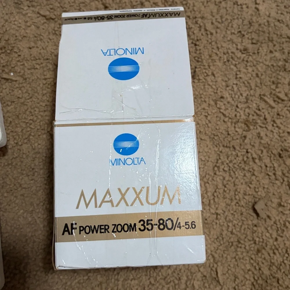 Camera Lens with Packaging